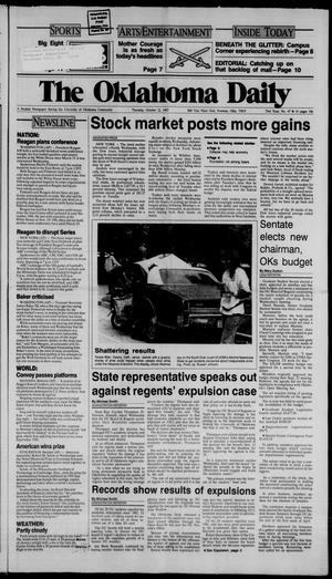 The Oklahoma Daily (Norman, Okla.), Vol. 73, No. 47, Ed. 1 Thursday, October 22, 1987