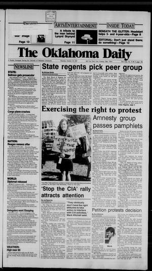 The Oklahoma Daily (Norman, Okla.), Vol. 73, No. 53, Ed. 1 Thursday, October 29, 1987