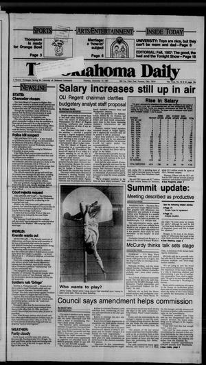 The Oklahoma Daily (Norman, Okla.), Vol. 73, No. 82, Ed. 1 Thursday, December 10, 1987