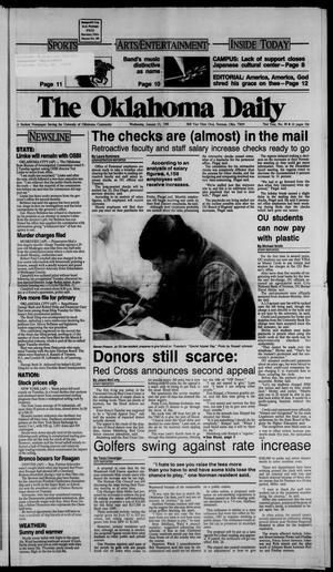 Primary view of object titled 'The Oklahoma Daily (Norman, Okla.), Vol. 73, No. 89, Ed. 1 Wednesday, January 13, 1988'.
