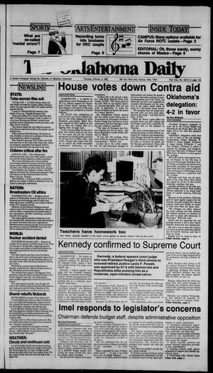 The Oklahoma Daily (Norman, Okla.), Vol. 73, No. 106, Ed. 1 Thursday, February 4, 1988
