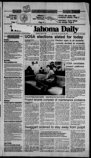 The Oklahoma Daily (Norman, Okla.), Vol. 73, No. 139, Ed. 1 Wednesday, March 30, 1988