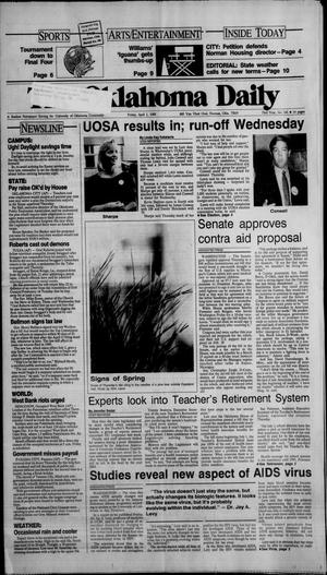 The Oklahoma Daily (Norman, Okla.), Vol. 73, No. 141, Ed. 1 Friday, April 1, 1988