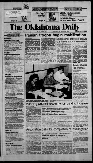 The Oklahoma Daily (Norman, Okla.), Vol. 73, No. 156, Ed. 1 Thursday, April 21, 1988