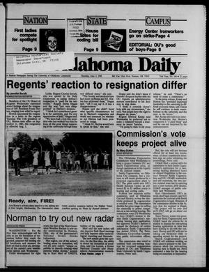 The Oklahoma Daily (Norman, Okla.), Vol. 73, No. 169, Ed. 1 Thursday, June 2, 1988