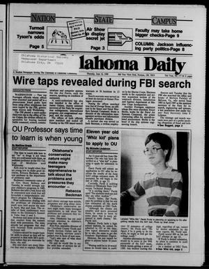 The Oklahoma Daily (Norman, Okla.), Vol. 73, No. 177, Ed. 1 Thursday, June 16, 1988
