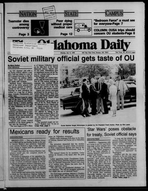 The Oklahoma Daily (Norman, Okla.), Vol. 73, No. 195, Ed. 1 Monday, July 11, 1988