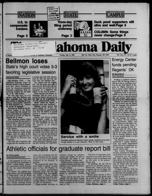The Oklahoma Daily (Norman, Okla.), Vol. 73, No. 196, Ed. 1 Tuesday, July 12, 1988