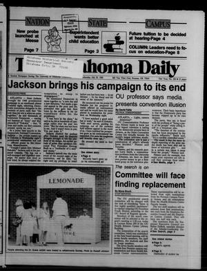 The Oklahoma Daily (Norman, Okla.), Vol. 73, No. 202, Ed. 1 Wednesday, July 20, 1988