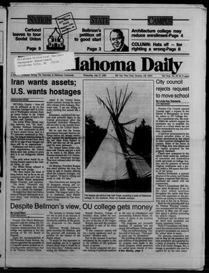 The Oklahoma Daily (Norman, Okla.), Vol. 73, No. 207, Ed. 1 Wednesday, July 27, 1988