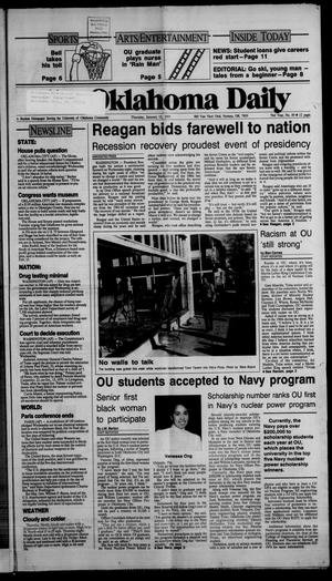 The Oklahoma Daily (Norman, Okla.), Vol. 73, No. 89, Ed. 1 Thursday, January 12, 1989