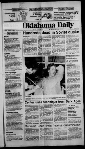 The Oklahoma Daily (Norman, Okla.), Vol. 73, No. 97, Ed. 1 Tuesday, January 24, 1989