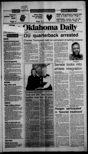 The Oklahoma Daily (Norman, Okla.), Vol. 73, No. 112, Ed. 1 Tuesday, February 14, 1989