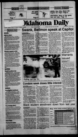 The Oklahoma Daily (Norman, Okla.), Vol. 73, No. 115, Ed. 1 Friday, February 17, 1989