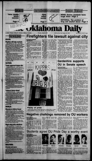The Oklahoma Daily (Norman, Okla.), Vol. 73, No. 124, Ed. 1 Thursday, March 2, 1989