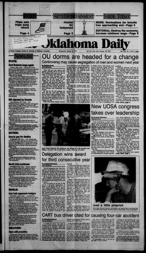 The Oklahoma Daily (Norman, Okla.), Vol. 73, No. 138, Ed. 1 Wednesday, March 29, 1989