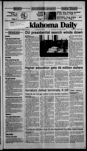 The Oklahoma Daily (Norman, Okla.), Vol. 73, No. 139, Ed. 1 Thursday, March 30, 1989