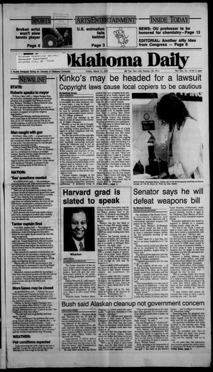 The Oklahoma Daily (Norman, Okla.), Vol. 73, No. 140, Ed. 1 Friday, March 31, 1989