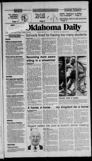 The Oklahoma Daily (Norman, Okla.), Vol. 73, No. 144, Ed. 1 Thursday, April 6, 1989