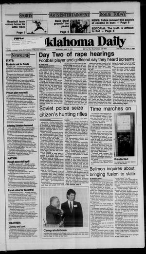 The Oklahoma Daily (Norman, Okla.), Vol. 73, No. 148, Ed. 1 Wednesday, April 12, 1989