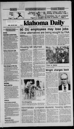 The Oklahoma Daily (Norman, Okla.), Vol. 73, No. 154, Ed. 1 Wednesday, April 19, 1989
