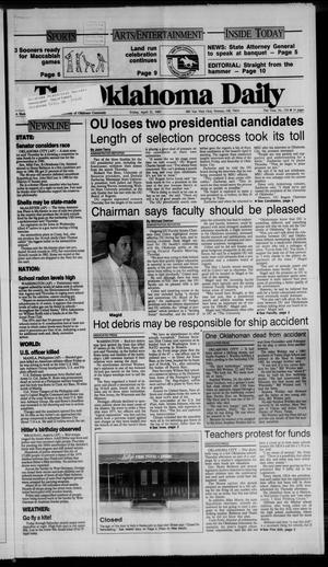 The Oklahoma Daily (Norman, Okla.), Vol. 73, No. 156, Ed. 1 Friday, April 21, 1989