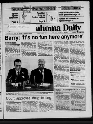 The Oklahoma Daily (Norman, Okla.), Vol. 73, No. 178, Ed. 1 Tuesday, June 20, 1989