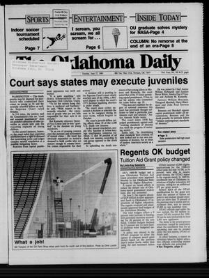 The Oklahoma Daily (Norman, Okla.), Vol. 73, No. 183, Ed. 1 Tuesday, June 27, 1989