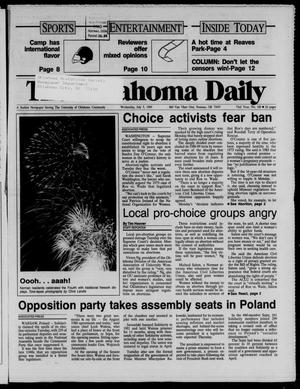 The Oklahoma Daily (Norman, Okla.), Vol. 73, No. 188, Ed. 1 Wednesday, July 5, 1989