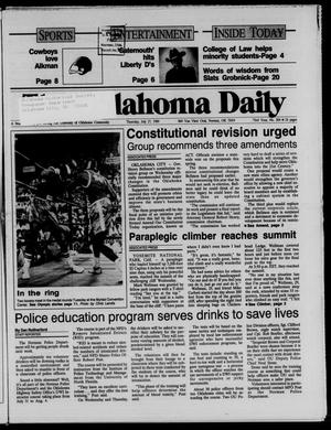 The Oklahoma Daily (Norman, Okla.), Vol. 73, No. 204, Ed. 1 Thursday, July 27, 1989