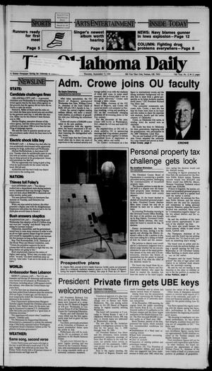 The Oklahoma Daily (Norman, Okla.), Vol. 74, No. 12, Ed. 1 Thursday, September 7, 1989