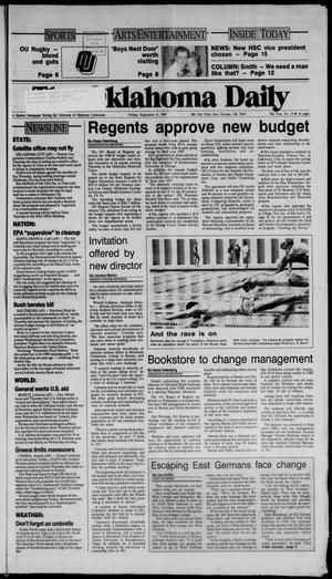 The Oklahoma Daily (Norman, Okla.), Vol. 74, No. 13, Ed. 1 Friday, September 8, 1989