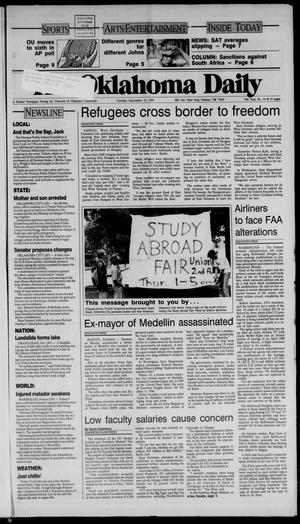 The Oklahoma Daily (Norman, Okla.), Vol. 74, No. 16, Ed. 1 Tuesday, September 12, 1989