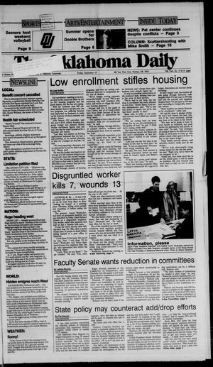 The Oklahoma Daily (Norman, Okla.), Vol. 74, No. 19, Ed. 1 Friday, September 15, 1989