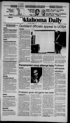 The Oklahoma Daily (Norman, Okla.), Vol. 74, No. 32, Ed. 1 Wednesday, October 4, 1989