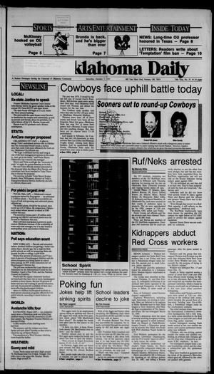 The Oklahoma Daily (Norman, Okla.), Vol. 74, No. 35, Ed. 1 Saturday, October 7, 1989