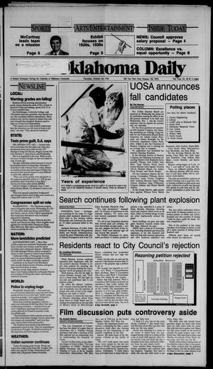 The Oklahoma Daily (Norman, Okla.), Vol. 74, No. 48, Ed. 1 Thursday, October 26, 1989