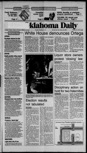 The Oklahoma Daily (Norman, Okla.), Vol. 74, No. 54, Ed. 1 Thursday, November 2, 1989