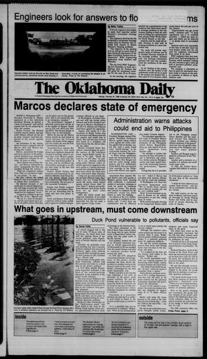 The Oklahoma Daily (Norman, Okla.), Vol. 72, No. 118, Ed. 1 Monday, February 24, 1986