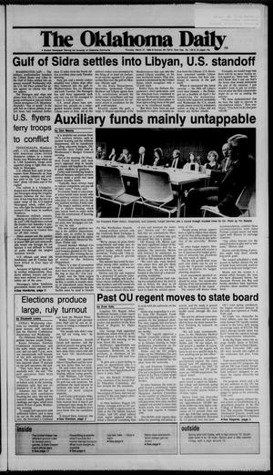 The Oklahoma Daily (Norman, Okla.), Vol. 72, No. 136, Ed. 1 Thursday, March 27, 1986