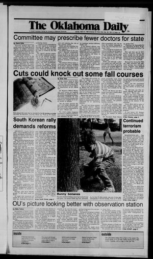 The Oklahoma Daily (Norman, Okla.), Vol. 72, No. 138, Ed. 1 Monday, March 31, 1986