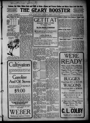 The Geary Booster (Geary, Okla.), Vol. 3, No. 35, Ed. 1 Friday, June 25, 1915