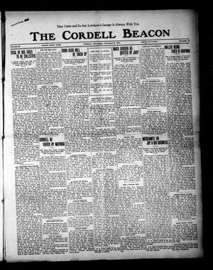The Cordell Beacon (Cordell, Okla.), Vol. 19, No. 15, Ed. 1 Thursday, November 4, 1915