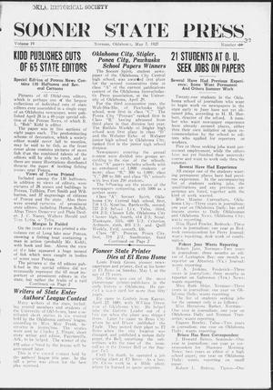 Sooner State Press (Norman, Okla.), Vol. 19, No. 33, Ed. 1 Saturday, May 7, 1927