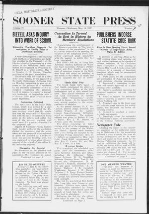 Sooner State Press (Norman, Okla.), Vol. 19, No. 34, Ed. 1 Saturday, May 14, 1927