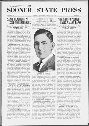 Sooner State Press (Norman, Okla.), Vol. 21, No. 17, Ed. 1 Saturday, January 12, 1929