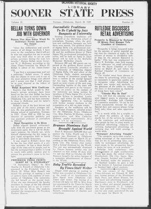 Sooner State Press (Norman, Okla.), Vol. 21, No. 28, Ed. 1 Saturday, March 30, 1929
