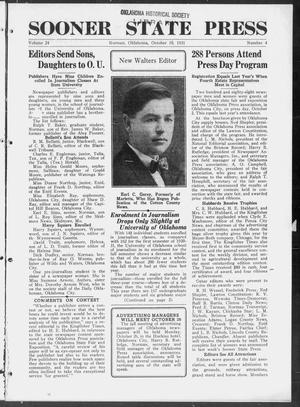 Sooner State Press (Norman, Okla.), Vol. 24, No. 4, Ed. 1 Saturday, October 10, 1931