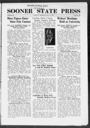 Sooner State Press (Norman, Okla.), Vol. 24, No. 41, Ed. 1 Saturday, July 9, 1932