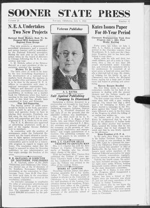 Sooner State Press (Norman, Okla.), Vol. 25, No. 41, Ed. 1 Saturday, July 1, 1933